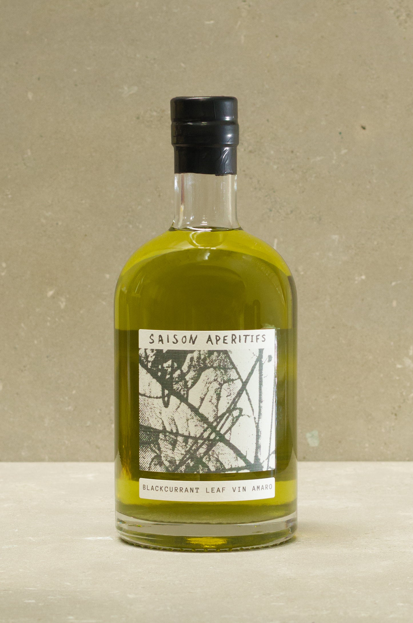 Blackcurrant leaf vin amaro