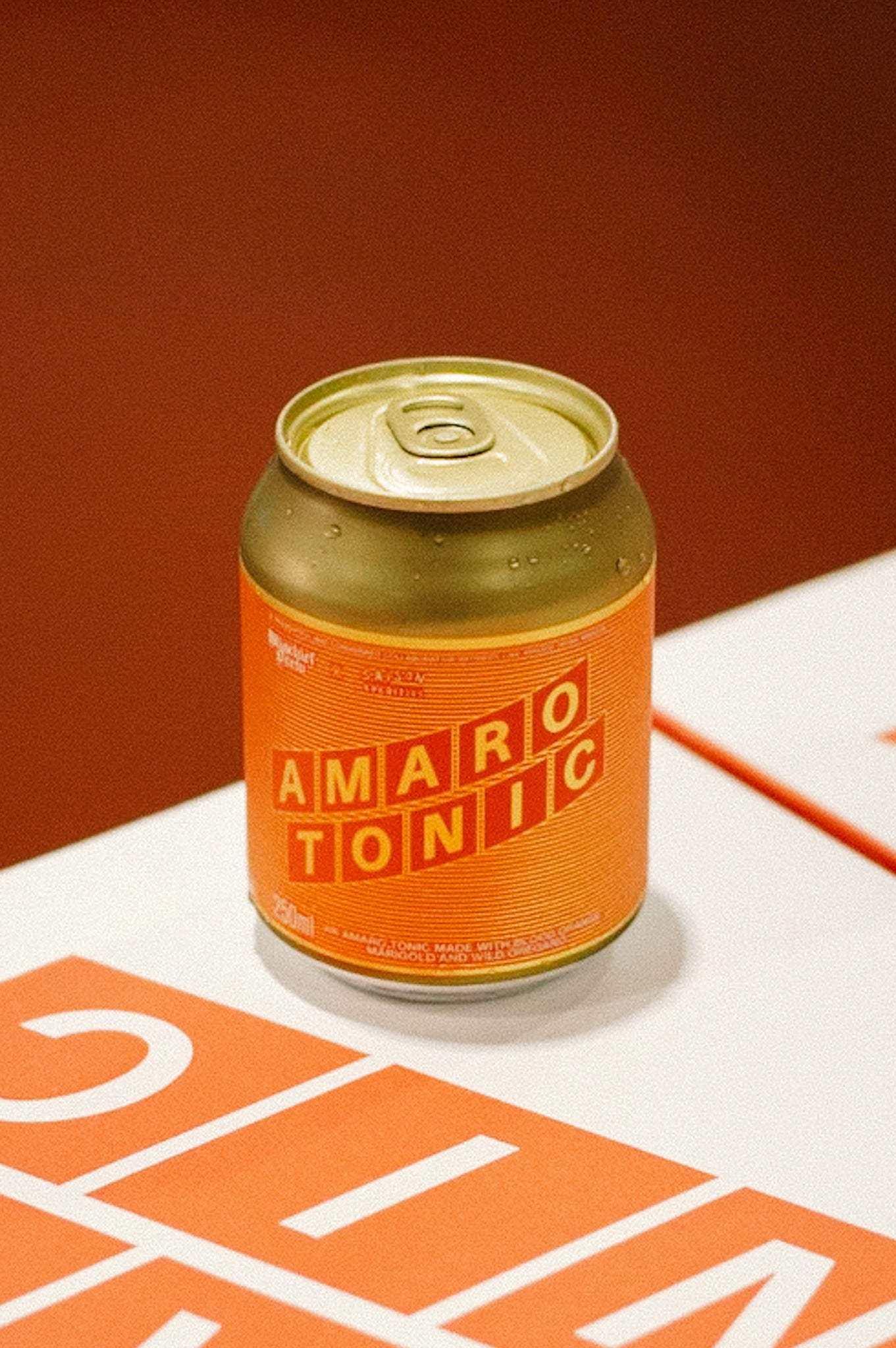 Amaro tonic tins